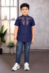 NEW ARRIVAL MAGIC COTTON FOIL PRINT WORK KID’S SHIRT FESTIVE WEAR WHOLESALE PRICE ETHNIC GARMENT (3)