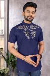 NEW ARRIVAL MAGIC COTTON FOIL PRINT WORK MEN’S SHIRT FESTIVE WEAR WHOLESALE PRICE ETHNIC GARMENT (8)