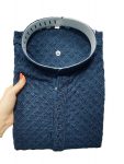 NEW ARRIVAL RAYON EMBROIDERY WORK MEN'S KURTA PAYJAMA NAVY BLUE