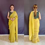 NEW ARRIVAL SILK PLAIN SAREE WITH SEQUENCE & DORI WORK UNSTITCHED BLOUSE AND KOTI FESTIVE WEAR WHOLESALE PRICE ETHNIC GARMENT (18)