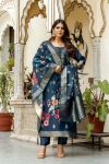 NEW ARRIVAL VISCOSE JACQUARD WORK TOP BOTTOM WITH DUPATTA FESTIVE WEAR WHOLESALE PRICE ETHNIC GARMENT (3)