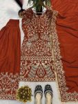 RICH LOOK CREPE SILK EMBROIDERY SEQUENCE WORK TOP PATIYALA WITH DUPATTA WEDDING WEAR WHOLESALE PRICE ETHNIC GARMENT (2)
