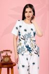 RICH LOOK DELTA MILL PRINT WORK TOP PENT SET CASAUL WEAR WHOLESALE PRICE ETHNIC GARMENT (14)