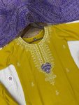 RICH LOOK EMBROIDERY WORK TOP BOTTOM WITH DUPATTA FESTIVE WEAR WHOLESALE PRICE ETHNIC GARMENT (6)