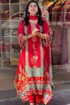 RICH LOOK GEORGETTE FANCY DIGITAL PRINT WITH REAL MIRROR & FANCY LACE WORK TOP PALAZZO WITH DUPATTA FESTIVE WEAR WHOLESALE PRICE ETHNIC GARMENT (2)