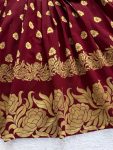 RICH LOOK JACQUARD WEAVING WORK GOWN BOTTOM WITH DUPATTA FESTIVE WERAR WHOLESALE PRICE ETHNIC GARMENT (2)