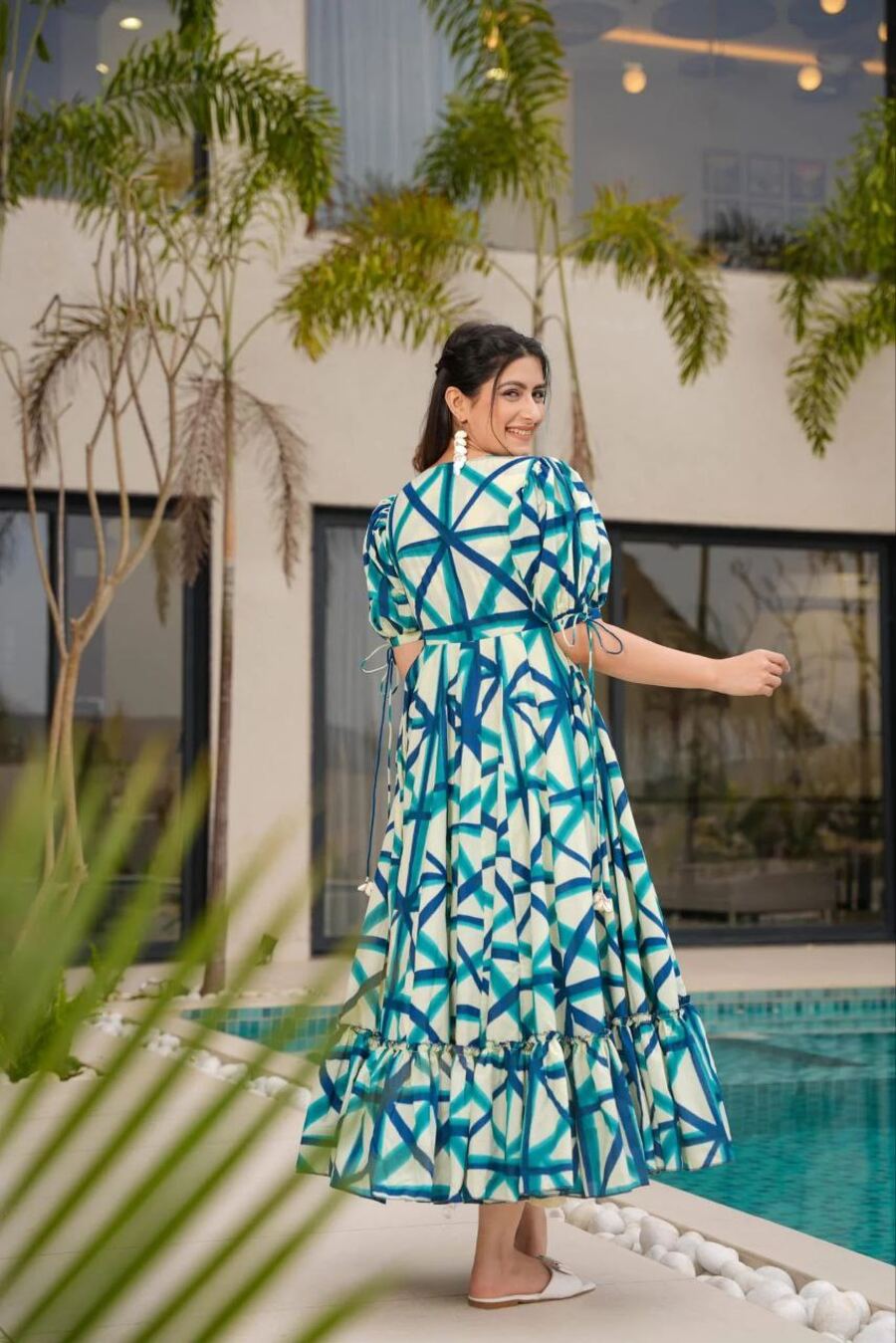 RICH LOOK MUSLIN PRINTED WORK ONE PIECE DAILY WEAR WHOLESALE PRICE ETHNIC GARMENT (5)