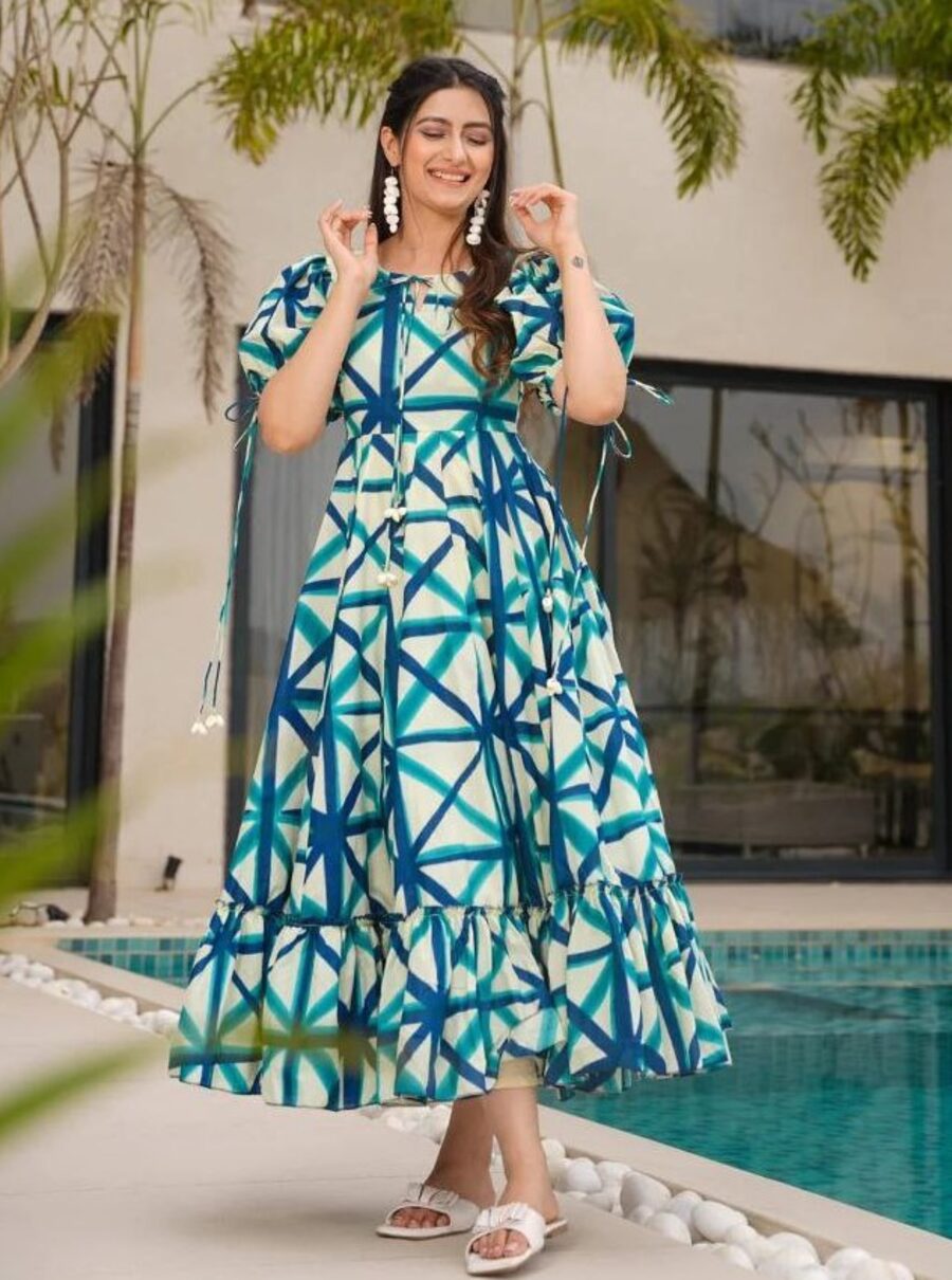 RICH LOOK MUSLIN PRINTED WORK ONE PIECE DAILY WEAR WHOLESALE PRICE ETHNIC GARMENT (9)