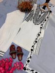 RICH LOOK NATURAL CREPE EMBROIDERY WORK TOP PATIYALA WITH DUPATTA OFFICE WEAR WHOLESALE PRICE ETHNIC GARMENT (6)