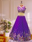 TRENDING CHINON SILK EMBROIDERY SEQUENCE THREAD DESIGN WORK LEHENGA CHOLI WITH DUPATTA WEDDING WEAR WHOLESALE PRICE ETHNIC GARMENT (3)