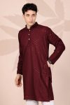 10FANCY COTTON EMBROIDERY WORK MEN’S ONLY KURTA FESTVE WEAR WHOLESALE PRICE ETHNIC GARMENT (1)