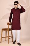 10FANCY COTTON EMBROIDERY WORK MEN’S ONLY KURTA FESTVE WEAR WHOLESALE PRICE ETHNIC GARMENT (1)