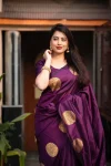 1DESIGNER LICHI SILK JACQUARD WORK SAREE WITH UNSTITCHED BLOUSE FESTIVE WEAR WHOLESALE PRICE ETHNIC GARMENT (6)