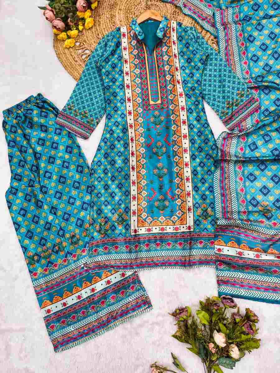 1FANCY CHINON SILK DIGITAL PRINT WORK TOP PALAZZO WITH DUPATTA FESTIVE WEAR WHOLESALE PRICE ETHNIC GARMENT (7)