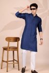 1FANCY COTTON EMBROIDERY WORK MEN’S ONLY KURTA FESTVE WEAR WHOLESALE PRICE ETHNIC GARMENT (31)