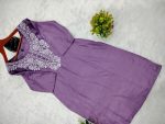 1FANCY RAYON COTTON EMBROIDERY WORK SHORT KURTI OFFICE WEAR WHOLESALE PRICE ETHNIC GARMENT (21)
