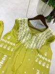 1FANCY RAYON EMBROIDERY WORK KURTI PALAZZO SET CASAUL WEAR WHOLESALE PRICE ETHNIC GARMENT (22)