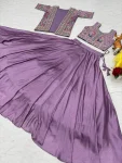 1FANCY VICHITRA EMBROIDERY THARED WORK LEHENGA CHOLI WITH KOTI PARTY WEAR WHOLESALE PRICE ETHNIC GARMENT (16)