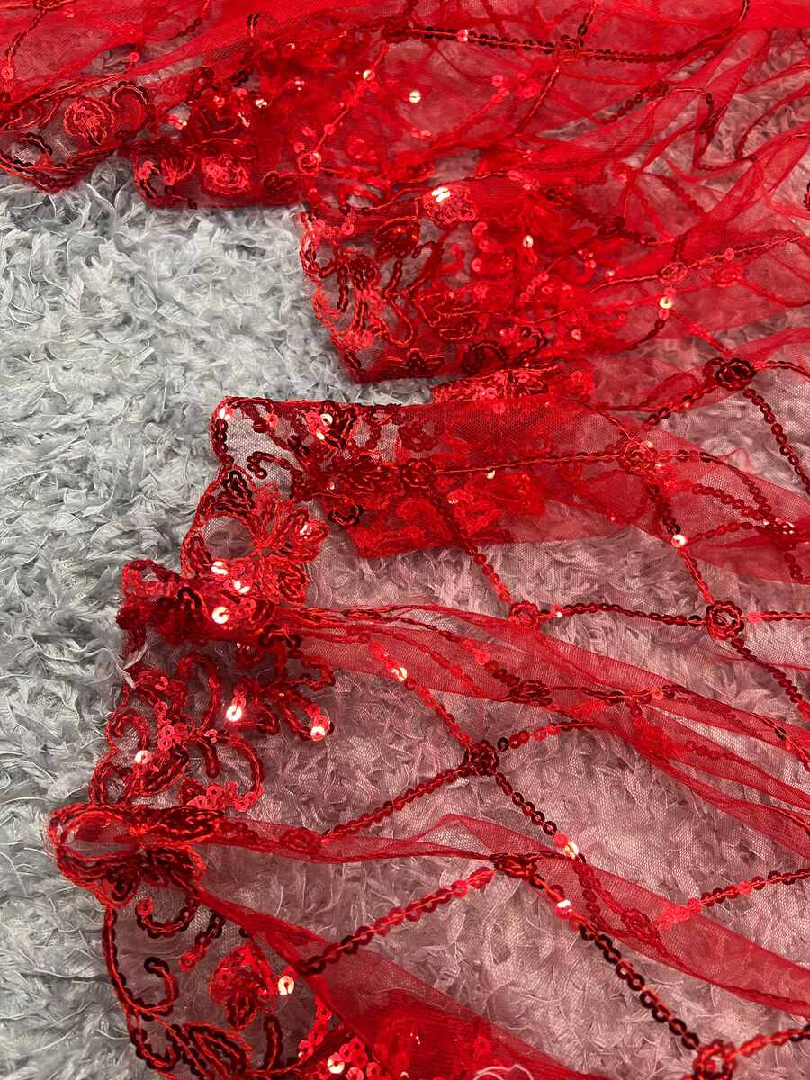 1MODERN NET SEQUENCE EMBROIDERY WORK WITH CUT BORDER WORK SAREE WITH UNSTITCHED BLOUSE PARTY WEAR WHOLESALE PRICE ETHNIC GARMENT (10)