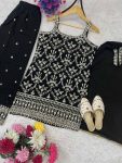 2DESIGNER GEORGETTE EMBROIDERY SEQUENCE WORK WITH FANCY LATKAN WORK TOP PALAZZO WITH DUPATTA PARTY WEAR WHOLESALE PRICE ETHNIC GARMENT (3)