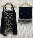 2DESIGNER GEORGETTE EMBROIDERY SEQUENCE WORK WITH FANCY LATKAN WORK TOP PALAZZO WITH DUPATTA PARTY WEAR WHOLESALE PRICE ETHNIC GARMENT (3)