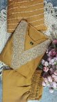 2DESIGNER SLUB COTTON EMBROIDERY WORK TOP BOTTOM WITH DUPATTA FESTIVE WEAR WHOLESALE PRICE ETHNIC GARMENT (18)