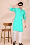 2FANCY COTTON EMBROIDERY WORK MEN’S ONLY KURTA FESTVE WEAR WHOLESALE PRICE ETHNIC GARMENT (14)