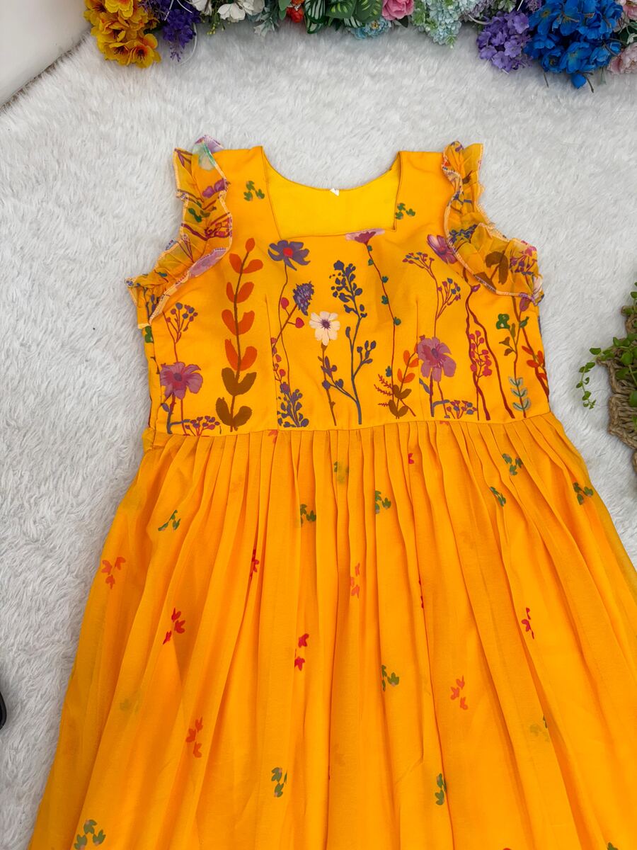 2FANCY GEORGETTE DIGITAL PRINT WORK ONE PIECE DAILY WEAR WHOLESALE PRICE ETHNIC GARMENT (19)