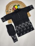 2FANCY RAYON SILK EMBROIDERY WORK CO-ORD SET OFFICE WEAR WHOLESALE PRICE ETHNIC GARMENT (16)