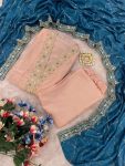 2FANCY VICHITRA SILK EMBROIDERY WORK TOP BOTTOM WITH DUPATTA FESTIVE WEAR WHOLESALE PRICE ETHNIC GARMENT (18)