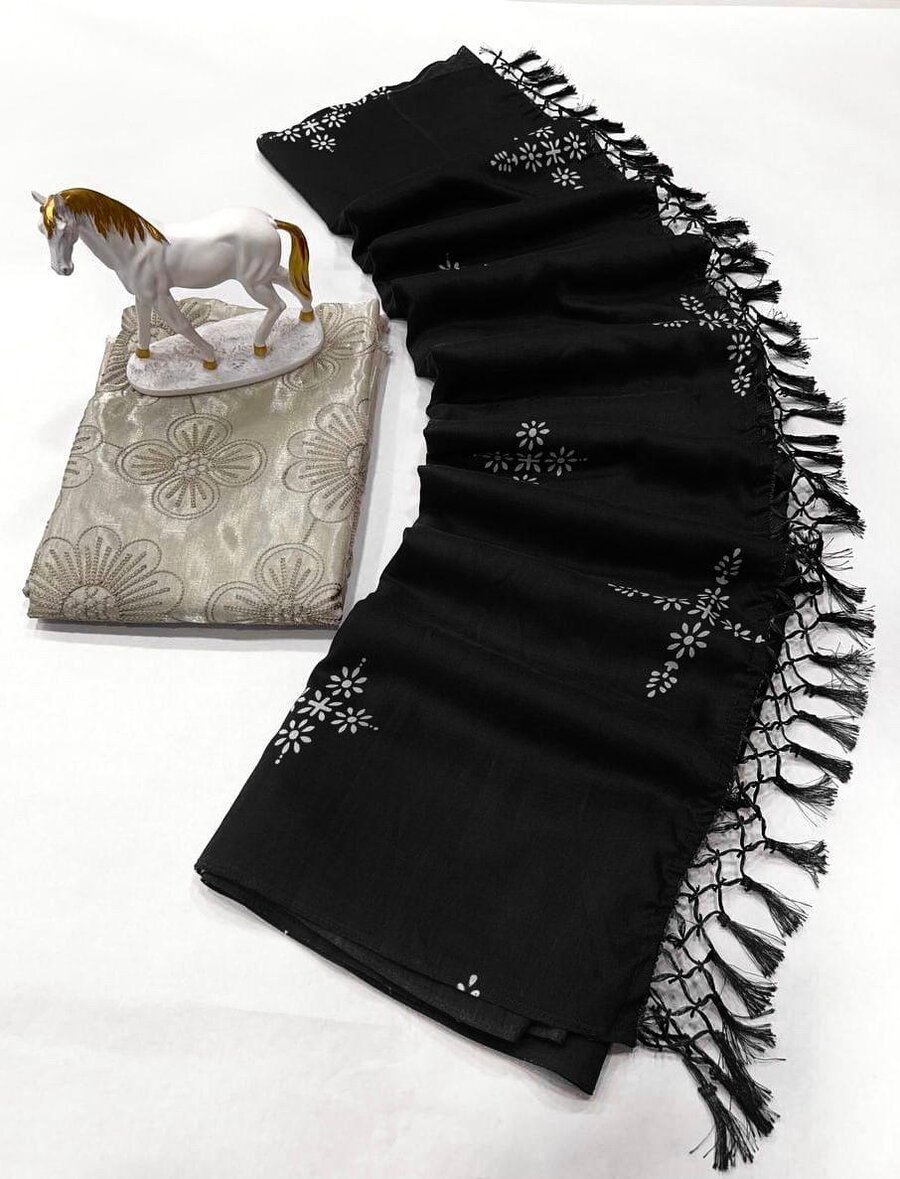 2RICH LOOK MUSLIN COTTON SILK DIGITAL PRINT WORK SAREE WITH UNSTITCHED BLOUSE CASUAL WEAR WHOLESALE PRICE ETHNIC GARMENT (19)