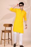3FANCY COTTON EMBROIDERY WORK MEN’S ONLY KURTA FESTVE WEAR WHOLESALE PRICE ETHNIC GARMENT (20)