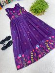 3FANCY GEORGETTE DIGITAL PRINT WORK ONE PIECE DAILY WEAR WHOLESALE PRICE ETHNIC GARMENT (4)