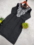3FANCY RAYON COTTON EMBROIDERY WORK SHORT KURTI OFFICE WEAR WHOLESALE PRICE ETHNIC GARMENT (3)