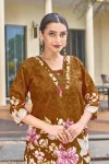 4RICH LOOK COTTON PRINTS WITH HAND WORK CO-ORD SET OFFICE WEAR WHOLESALE PRICE ETHNIC GARMENT (12)