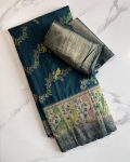 5FANCY KADI CREEP GEORGETTE MEENAKARI JACQUARD WEAVING WITH HAND DYING SAREE WITH UNSTITCHED BLOUSE WEDDING WEAR WHOLESALE PRICE ETHNIC GARMENT (22)