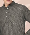 6FANCY COTTON EMBROIDERY WORK MEN’S ONLY KURTA FESTVE WEAR WHOLESALE PRICE ETHNIC GARMENT (36)