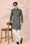 6FANCY COTTON EMBROIDERY WORK MEN’S ONLY KURTA FESTVE WEAR WHOLESALE PRICE ETHNIC GARMENT (36)