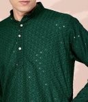 7FANCY COTTON EMBROIDERY WORK MEN’S ONLY KURTA FESTVE WEAR WHOLESALE PRICE ETHNIC GARMENT (40)