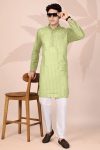 9FANCY COTTON EMBROIDERY WORK MEN’S ONLY KURTA FESTVE WEAR WHOLESALE PRICE ETHNIC GARMENT (47)