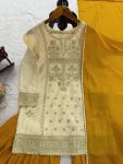 ATTRACTIVE CREPE THREAD WITH SEQUENCE WORK TOP SHARARA WITH DUPATTA WEDDING WEAR WHOLESALE PRICE ETHNIC GARMENT (6)