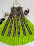 DESIGNER BANGLORI THREAD WITH SEQUNCE WITH CODING DORI WORK TOP WITH LEHENGA PARTY WEAR WHOLESALE PRICE ETHNIC GARMENT (5)