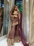 DESIGNER CHINON SILK DIGITAL PRINT WITH EMBROIDERY SEQUENCE WORK TOP BLOUSE SHARARA WITH DUPATTA PARTY WEAR WHOLESALE PRICE ETHNIC GARMENT (3)