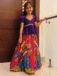 DESIGNER CHINON SILK EMBROIDERY & HAND WORK KID’S TOP LEHENGA PARTY WEAR WHOLESALE PRICE ETHNIC GARMENT (2)