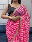 DESIGNER GEORGETTE PRINT WITH SEQUNCE EMBROIDERY WORK CUT WORK LACE BORDER WORK SAREE WITH UNSTITCHED BLOUSE PARTY WEAR WHOLESALE PRICE ETHNIC GARMENT (2).jpeg
