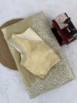 DESIGNER JIMMY CHOO CODING WITH THREAD WORK SAREE WITH UNSTITCHED BLOUSE WEDDING WEAR WHOLESALE PRICE ETHNIC GARMENT (8)