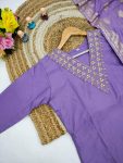 DESIGNER RAYON EMBROIDERY WORK TOP BOTTOM WITH DUPATTA FESTIVE WEAR WHOLESALE PRICE ETHNIC GARMENT (7)
