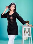 DESIGNER RAYON HAND WORK WITH EMBROIDERY WORK ONLY TOP FESTIVE WEAR WHOLESALE PRICE ETHNIC GARMENT (2)