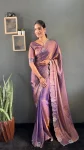 DESIGNER SPACE SILK SWAROWSKI &CUT WORK READY TO WEAR SAREE WITH UNSTITCHED BLOUSE PARTY WEAR WHOLESALE PRICE ETHNIC GARMENT (14)