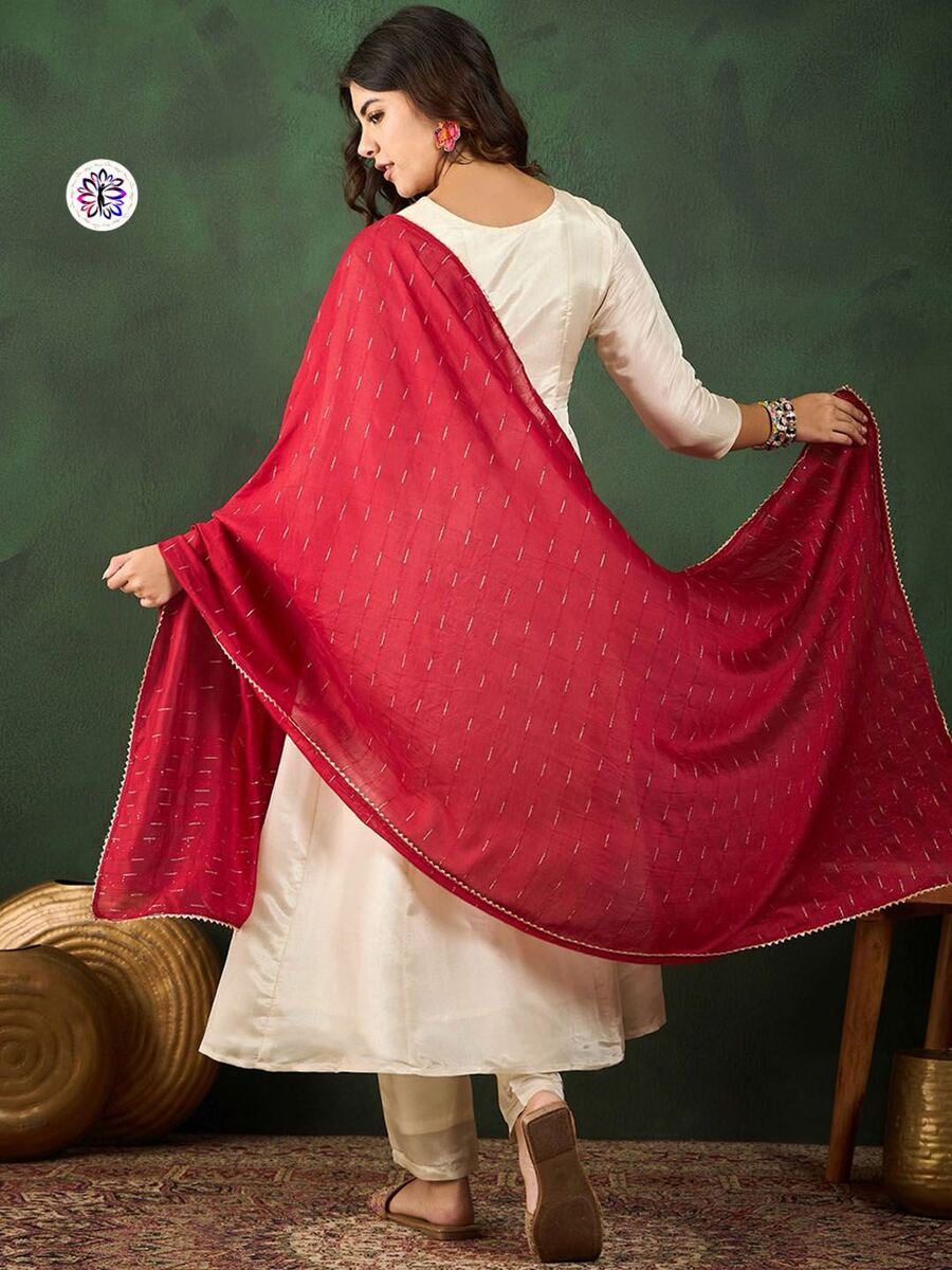 DESIGNER VICHITRA SILK EMBROIDERY WORK TOP BOTTOM WITH DUPATTA FESTIVE WEAR WHOLESALE PRICE ETHNIC GARMENT (6)